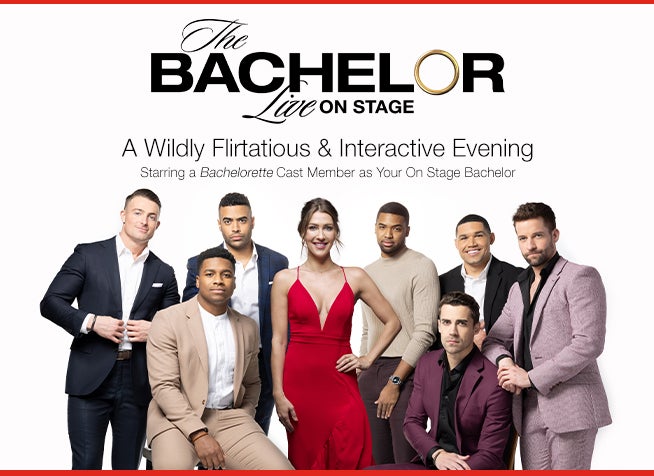 The #BachelorLiveOnStage is - The Bachelor Live On Stage